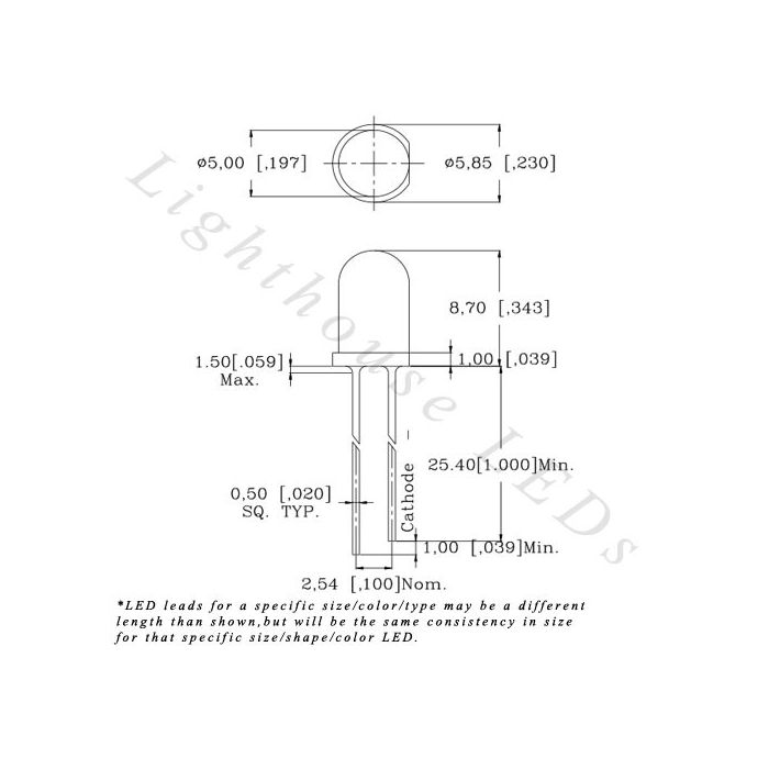 5mm Round Top Warm / Soft White Candle / Flicker LED - Super Bright