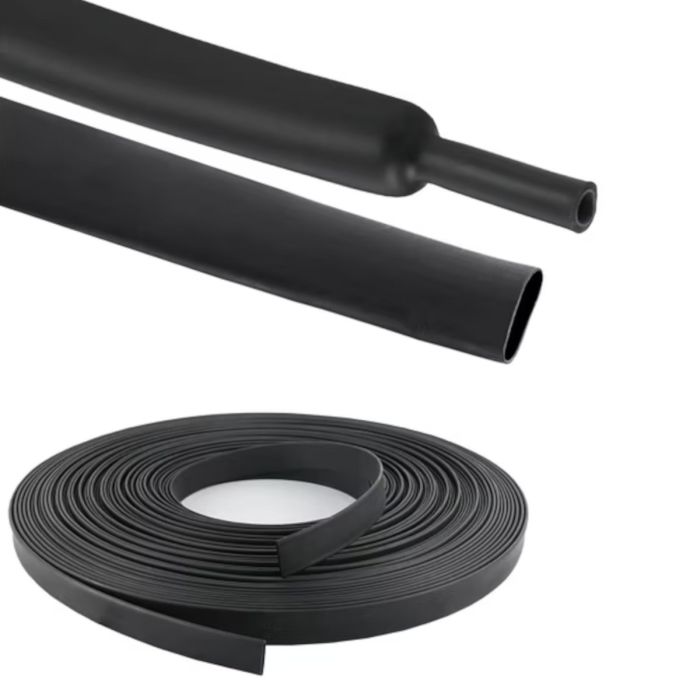 1/4 inch Black Heat Shrink 4:1 Adhesive