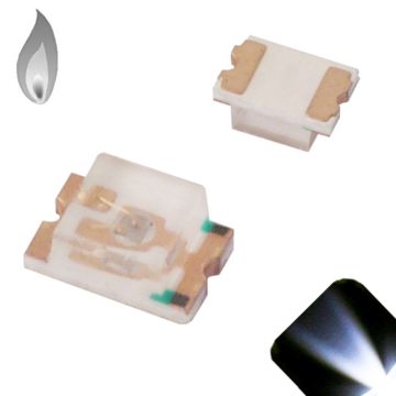 0807 SMD Cool / Clear White - Candle Flicker / Flickering - Ultra Bright LED