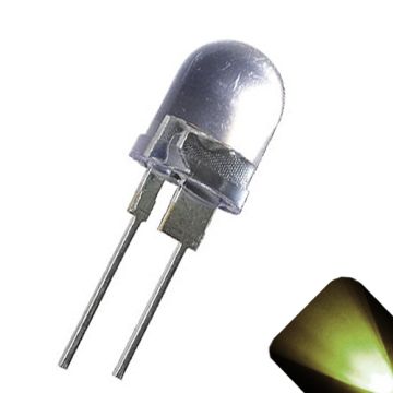 10mm Warm / Soft White LED - Ultra Bright .5 Watt