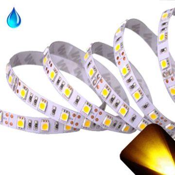 Yellow/Gold - PLCC6/5050 12V LED Strip - Adhesive Backing - Waterproof - 5cm Section