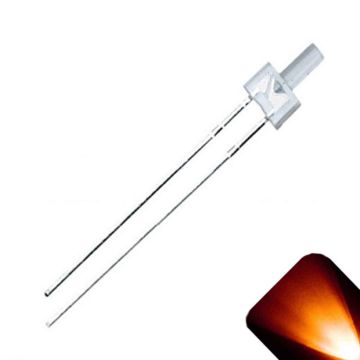 2mm Tower Amber / Orange LED - Ultra Bright