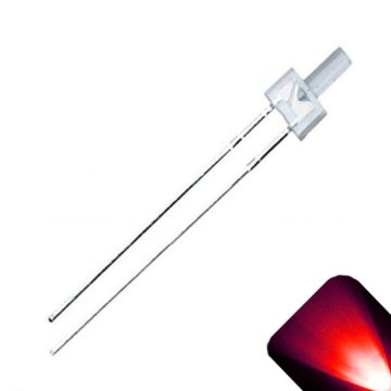 2mm Tower Red LED - Ultra Bright