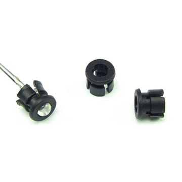 3mm LED Bezel / Holder - Black (plastic)