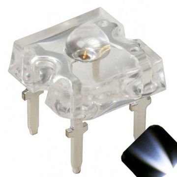 3mm Piranha Cool / Clear White LED - Ultra Bright Superflux