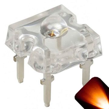 3mm Piranha Amber / Orange LED - Ultra Bright Superflux