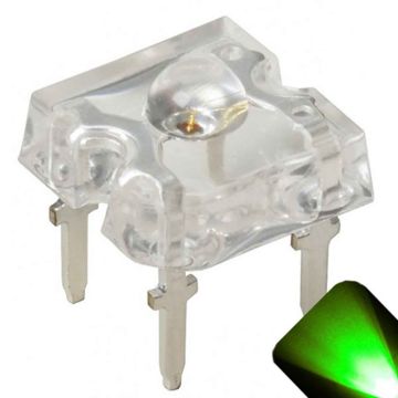 3mm Piranha Pure Green LED - Ultra Bright Superflux