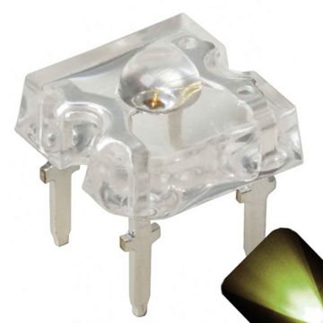 3mm Piranha Warm / Soft White LED - Ultra Bright Superflux