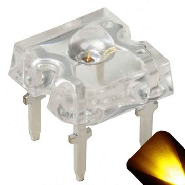 3mm Piranha Yellow / Gold LED - Ultra Bright Superflux