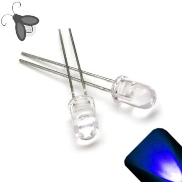 5mm Round Top Blue Breathing / Fading LED - Super Bright