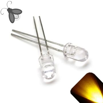 5mm Round Top Yellow / Gold Breathing / Fading LED - Super Bright