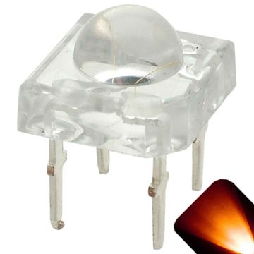 5mm Piranha Amber / Orange LED - Ultra Bright Superflux