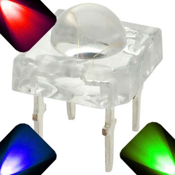 5mm Super Bright Piranha LED - RGB - Common Cathode