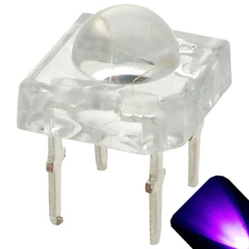 5mm Piranha UV / Purple LED - Ultra Bright Superflux
