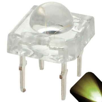 5mm Piranha Warm / Soft White LED - Ultra Bright Superflux
