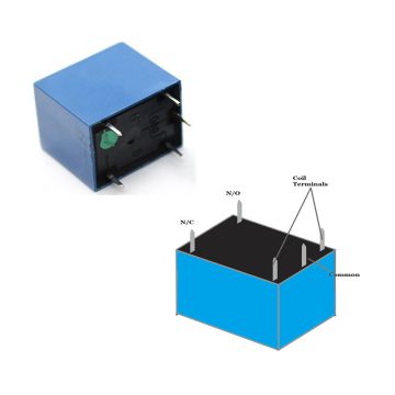 12VDC 10A Relay – 5 Pin SPDT