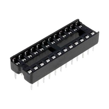 24-Pin DIP IC Socket - 0.6 inch Wide, Through-Hole