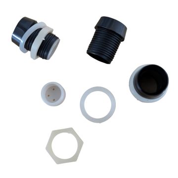 10mm LED Bezel / Holder – Black (plastic)