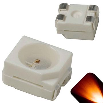 PLCC-4 SMD Amber / Orange - Ultra Bright 1210 / 3528 LED