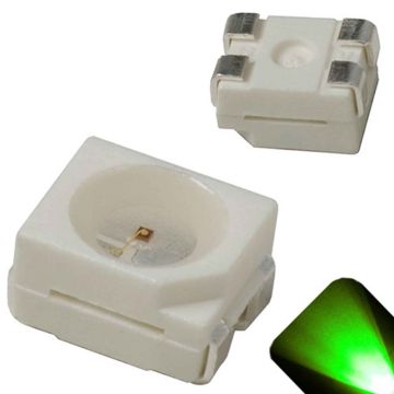 PLCC-4 SMD Pure Green - Ultra Bright 1210 / 3528 LED