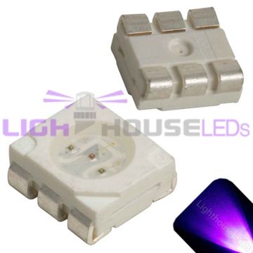 PLCC-6 SMD UV / Purple - Ultra Bright 5050 LED