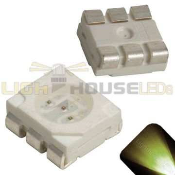 PLCC-6 SMD Warm / Soft White - Ultra Bright 5050 LED