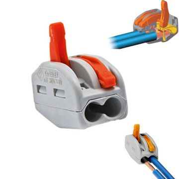 Wire Connector / Clamp - T-Junction - 2 Wire - 12 AWG - 28 AWG