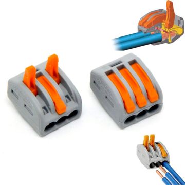 Wire Connector / Clamp - T-Junction - 3 Wire - 12 AWG - 28 AWG