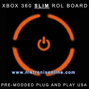 Custom Xbox 360 SLIM Ring of Light (ROL or RF Module) Pre-Modded - Orange Amber