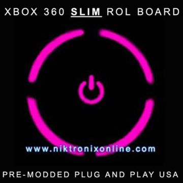 Custom Xbox 360 SLIM Ring of Light (ROL or RF Module) Pre-Modded - Pink
