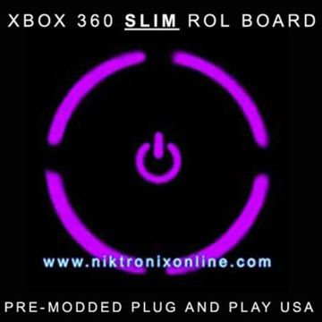 Custom Xbox 360 SLIM Ring of Light (ROL or RF Module) Pre-Modded - UV/Purple