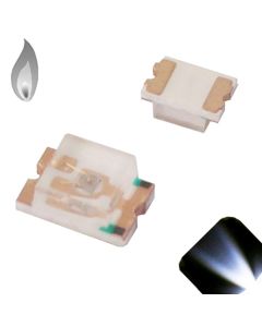 0807 SMD Cool / Clear White - Candle Flicker / Flickering - Ultra Bright LED
