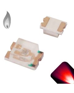 0807 SMD Red - Candle Flicker / Flickering - Ultra Bright LED