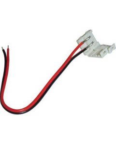 5050 LED Strip Connector with Pigtail - 10mm Width - Single Color