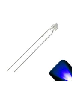 1.8mm / 2mm Round Top Blue LED - Ultra Bright