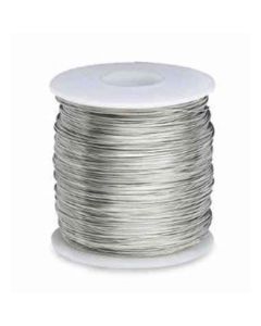 24 Gauge (AWG) Solid Core Bare Tinned Copper Wire - 5 Feet