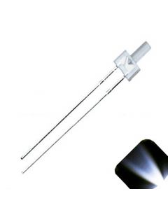 2mm Tower Cool Clear White LED - Ultra Bright