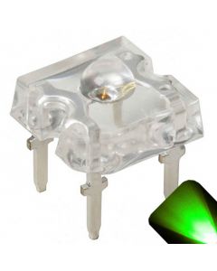 3mm Piranha Pure Green LED - Ultra Bright Superflux