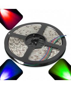 RGB - PLCC6/5050 12V LED Strip - Adhesive Backing - 5m Roll / Reel