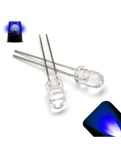 5mm Round Top Blue - Extra Fast Flashing 6Hz LED - Super Bright