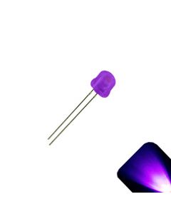 5mm / 4.8mm Diffused Straw Hat Wide Angle UV / Purple LED - Wide Angle