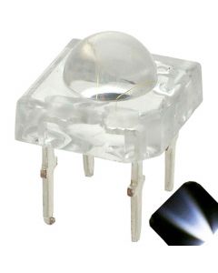 5mm Piranha Cool / Clear White LED - Ultra Bright Superflux