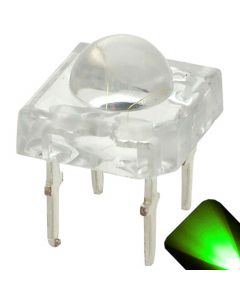 5mm Piranha Pure Green LED - Ultra Bright Superflux