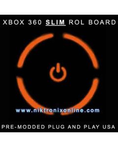 Custom Xbox 360 SLIM Ring of Light (ROL or RF Module) Pre-Modded - Orange Amber