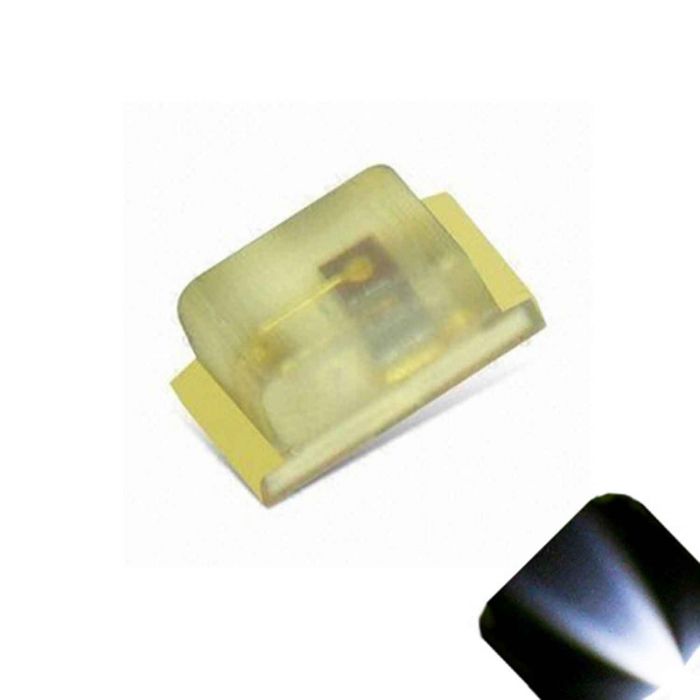 Pack of 10 Ultra Bright LED 0603 SMD Cool/Clear White 