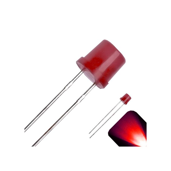 2mm Round Flat Top Water Clear Or Diffused LED Diodes White Red Light Bulb Lamp 