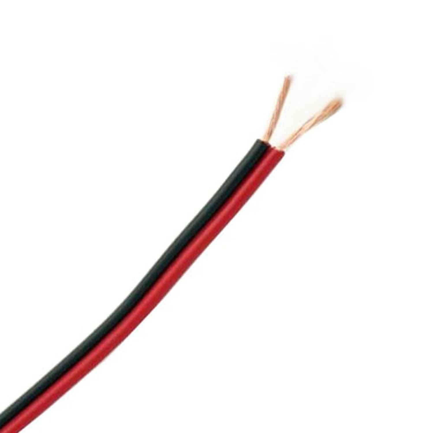 red & black wire 30 ft. - - - - 30 feet long wire - - - - thick 16 gauge