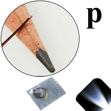 12v 0402 Pico SMD Wide Angle Pre-Wired Cool / Clear White LED - Ultra Bright - 5 Pack - (10v, 11v, 12v, 13v, 14v, 15v, 16v, 17v, 18v)