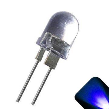 10mm Blue LED - Ultra Bright .5 Watt