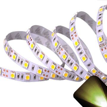 Warm/Soft White - PLCC6/5050 12V LED Strip - Adhesive Backing - 5cm Section
